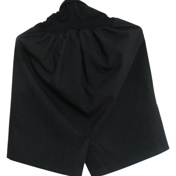 Motherhood Maternity Knee Length Skirt‎ Womens Large Black Back Slit Elastic - Picture 3 of 4